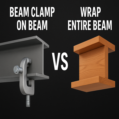 Beam Clamp on Beam vs Wrap Entire Beam