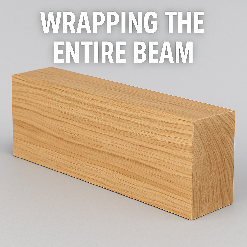 wrapping the entire beam