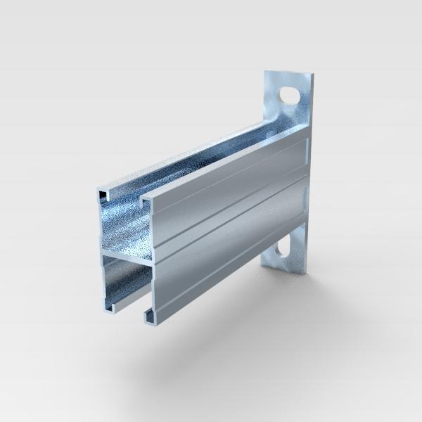 Heavy-duty cantilever bracket structure