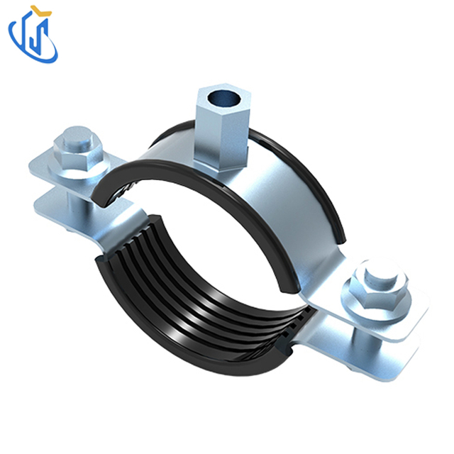 Zinc Plated Rubber Lined Quick Lock Pipe Clamp