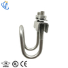 Galvanized Double U Pipe Clamp for Fire Sprinkler Seismic Sway Bracing