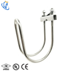 Galvanized Double U Pipe Clamp for Fire Sprinkler Seismic Sway Bracing