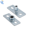 Electro Galvanized UTT70 Seismic Brace Connection Base Plate