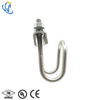 Galvanized Double U Pipe Clamp for Fire Sprinkler Seismic Sway Bracing