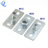Electro Galvanized UTT70 Seismic Brace Connection Base Plate