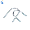 Zinc Plated Heavy Duty U-Bolt Pipe Anchor Clamp