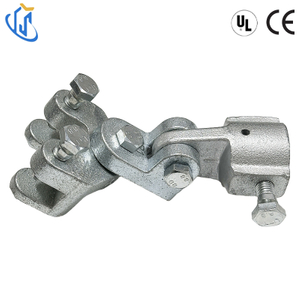 UL Listed Ductile Iron Seismic Sway Brace Structural Attachment and Bar Joist Adapter Set for Fire Sprinkler Piping Support