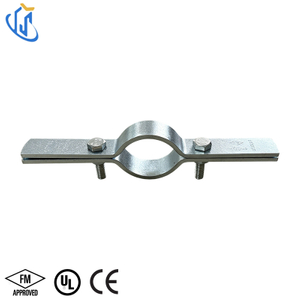 Heavy Duty Carbon Steel Riser Clamp Electro Galvanized Vertical Pipe Fastener