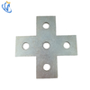 5-Hole Flat Plate for 90&deg; Channel Connection