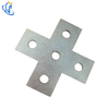 5-Hole Flat Plate for 90&deg; Channel Connection