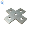 5-Hole Flat Plate for 90&deg; Channel Connection